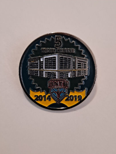 ONT8 5 Year Anniversary Site Pin (Rare Pin)